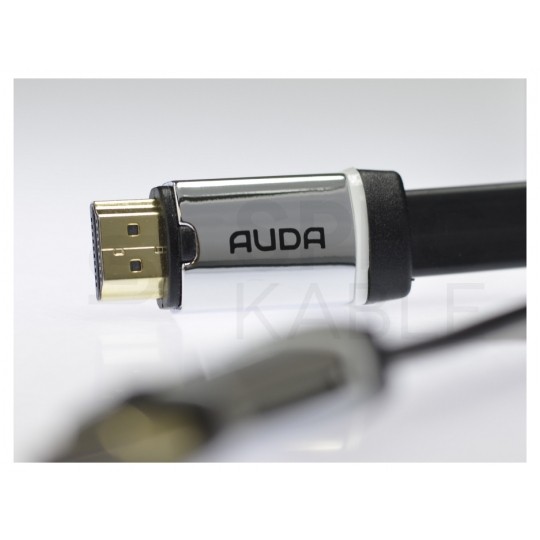 AUDA Prestige Kabel HDMI 2.0 4K Premium High Speed Ultra HD 4K@60 płaski 7,5m