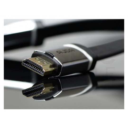 AUDA Prestige Kabel HDMI 2.0 4K Premium High Speed Ultra HD 4K@60 płaski 7,5m