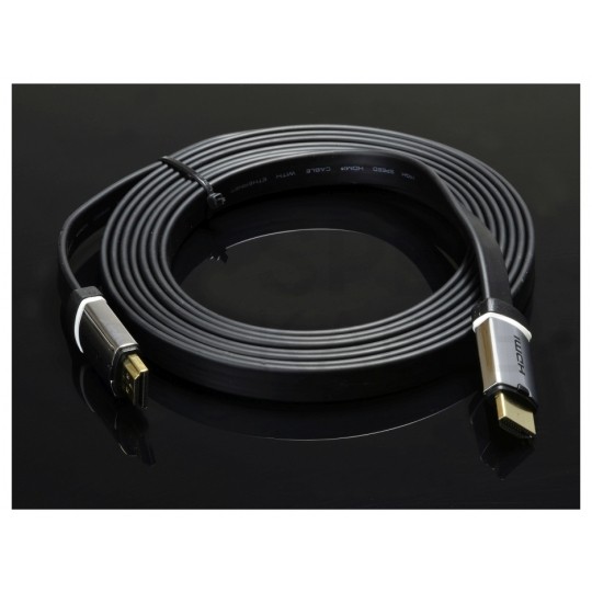 AUDA Prestige Kabel HDMI 2.0 4K Premium High Speed Ultra HD 4K@60 płaski 7,5m