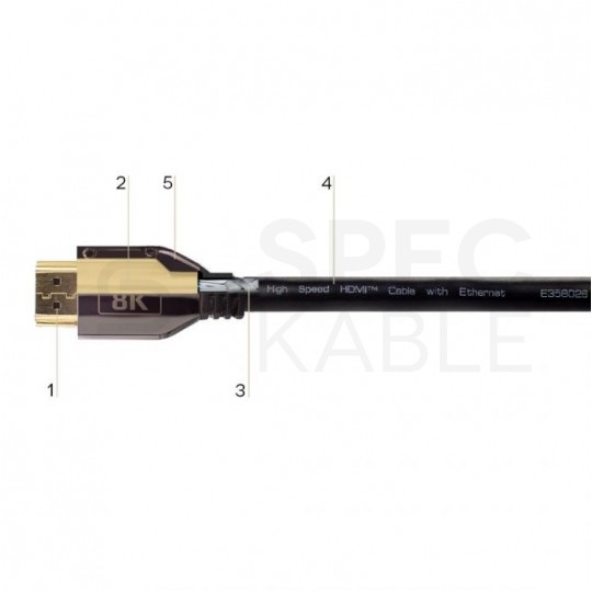 AUDA Prestige Kabel HDMI 2.1 8K Ultra High Speed 8K@60 4K@120 3m