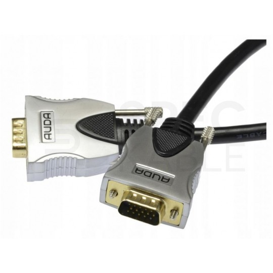 AUDA Prestige Kabel SVGA (D-Sub 15-pin) FHD@60 5m