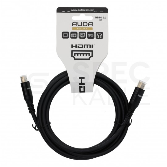 AUDA Prime Kabel HDMI 2.0 4K High Speed Ultra HD 4K@60 metal 10m