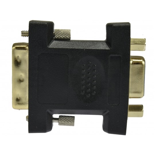 AUDA Przejście Adapter DVI / SVGA (wtyk DVI-I 24+5-pin / gniazdo D-Sub 15-pin)