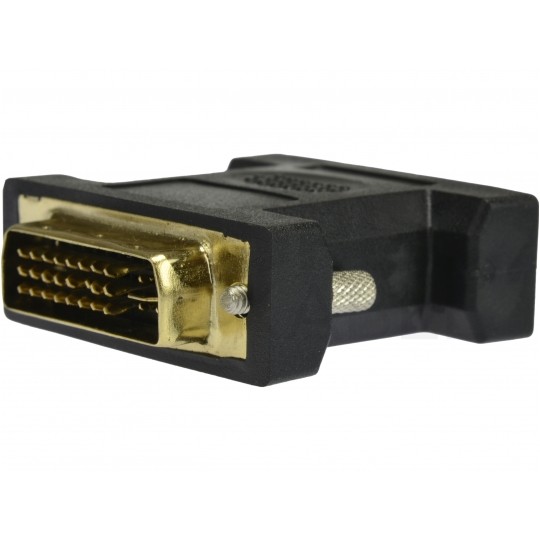 AUDA Przejście Adapter DVI / SVGA (wtyk DVI-I 24+5-pin / gniazdo D-Sub 15-pin)