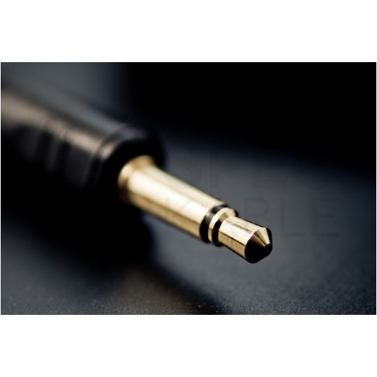 AUDA Slim Kabel Audio AUX mini Jack 3,5mm Stereo (wtyk / wtyk) Biały 0,5m