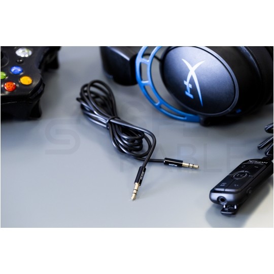 AUDA Slim Kabel Audio AUX mini Jack 3,5mm Stereo (wtyk / wtyk) Czarny 0,5m