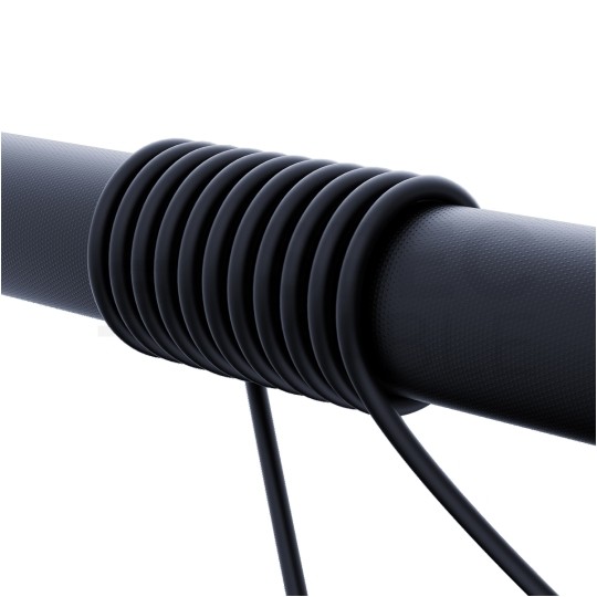 AUKEY Kabel USB 2.0 typ-C (wtyk / wtyk) Quick Charge 2.0 Power Delivery (5A 100W) silikon czarny 1,8 m