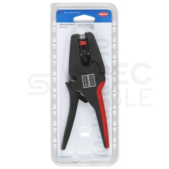 Automatyczny ściągacz izolacji uniwersalny 0,03-10,0mm2 do kabli okrągłych MultiStrip10 KNIPEX 12 42 195