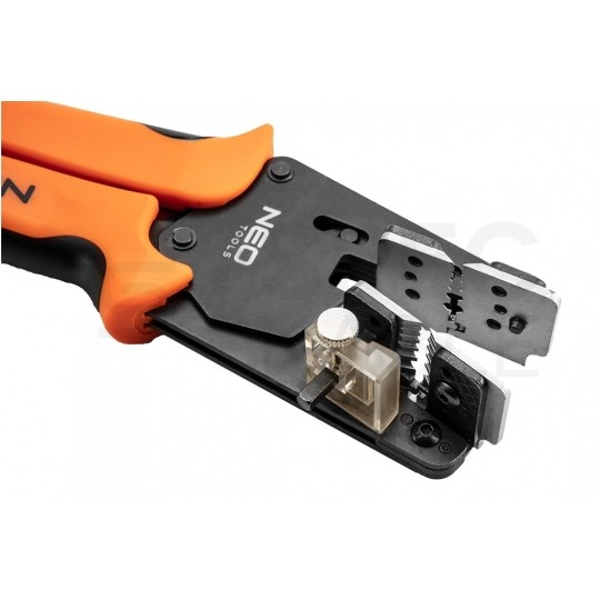 Automatyczny ściagacz izolacji uniwersalny 0,25-6mm2 do kabli solarnych PV czołowy 200mm NEO 01-557