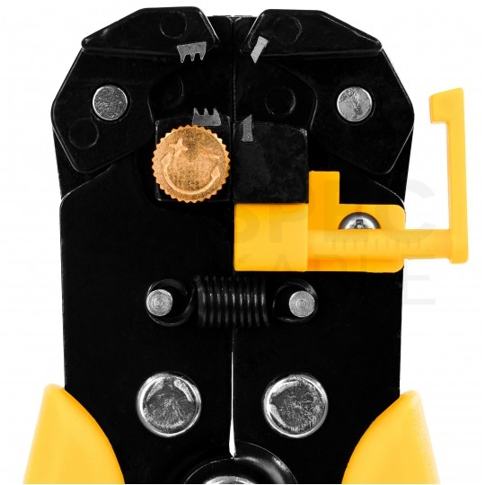 Automatyczny ściągacz izolacji uniwersalny 0,5-6mm2 do kabli okrągłych i płaskich (YDYp, YDY, YKY, LGY) oraz solarnych PV czołowy 205mm NEKU