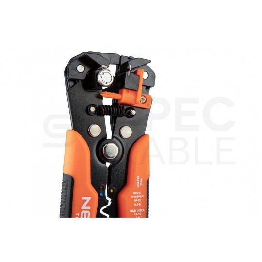 Automatyczny ściągacz izolacji uniwersalny 0,5-6mm2 do kabli solarnych PV czołowy 200mm NEO 01-540