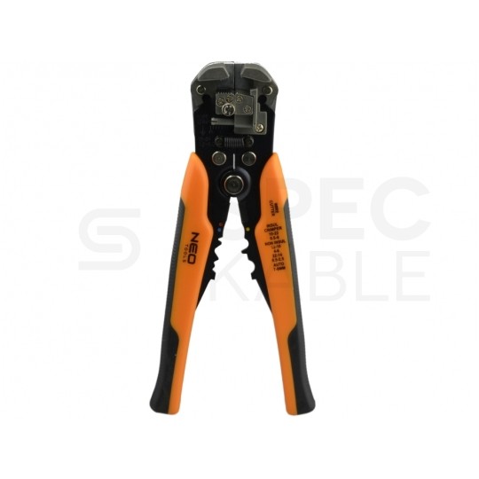 Automatyczny ściągacz izolacji uniwersalny 0,5-6mm2 do kabli solarnych PV czołowy 205mm NEO 01-500