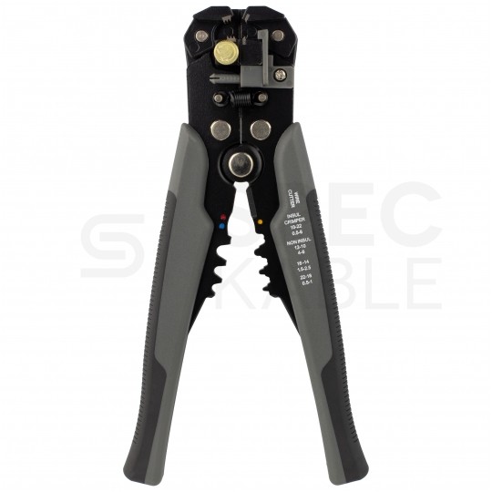 Automatyczny ściągacz izolacji uniwersalny 0,5-6mm2 do kabli solarnych PV czołowy 205mm REBEL