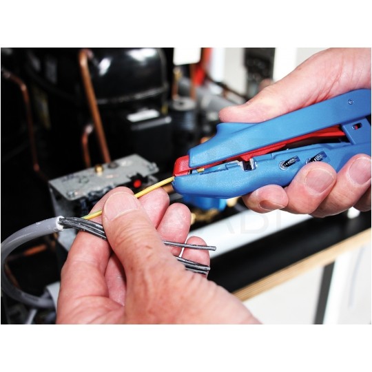 Automatyczny ściągacz izolacji z funkcją zaciskania końcówek No.300 0,5-6mm2 WEICON