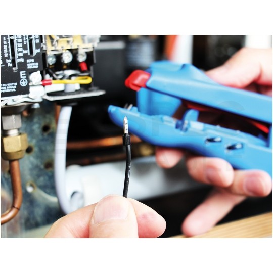 Automatyczny ściągacz izolacji z funkcją zaciskania końcówek No.300 0,5-6mm2 WEICON