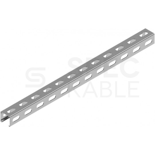 BAKS Ceownik wzmocniony perforowany do podwieszania lamp, mocowania korytek kablowych 40x40x3000 grubość 1,5mm CWP40H40/3 3m