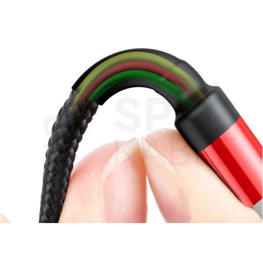 BASEUS Kabel USB 2.0 A / Lightning 8-pin (wtyk / wtyk) czarny 2m