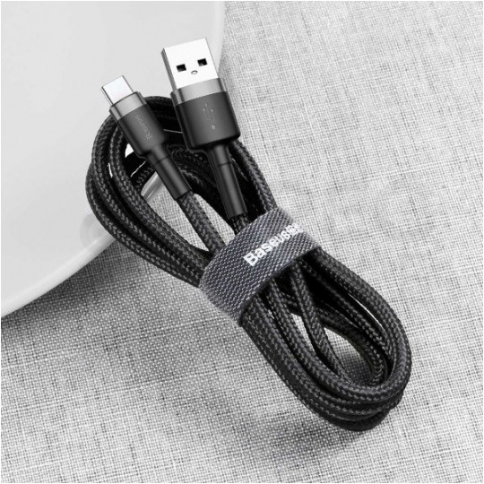 BASEUS Kabel USB 3.0 typ-C / A (wtyk / wtyk) Quick Charge 3.0 czarny 3m