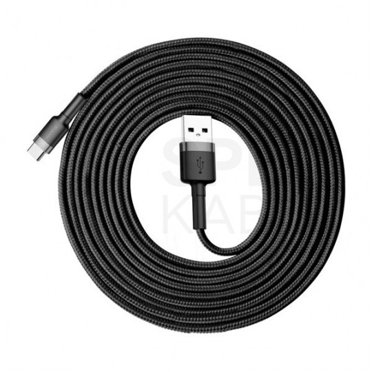 BASEUS Kabel USB 3.0 typ-C / A (wtyk / wtyk) Quick Charge 3.0 czarny 3m