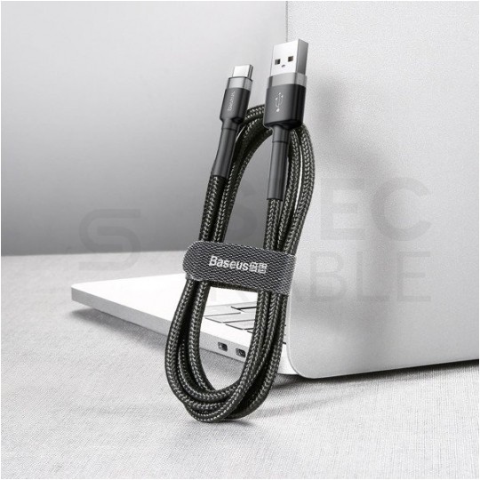BASEUS Kabel USB 3.0 typ-C / A (wtyk / wtyk) Quick Charge 3.0 czarny 3m