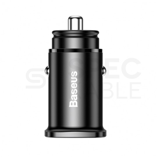 BASEUS Ładowarka samochodowa USB Quick Charge 4.0 + USB typ-C Power Delivery 3.0 (30W)