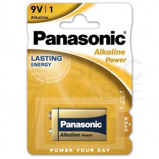 Bateria alkaliczna 6LR61 9V Panasonic Alkaline Power BLISTER 1szt.