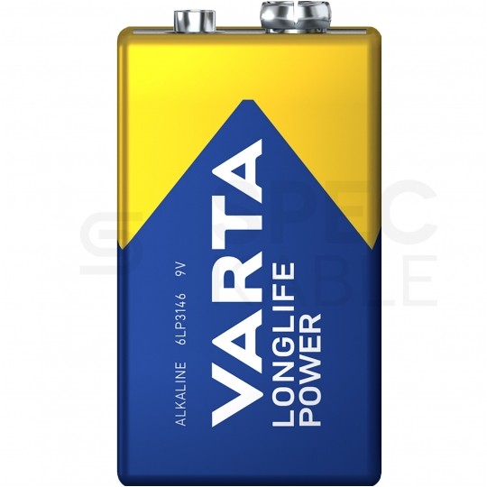 Bateria alkaliczna 6LR61 9V VARTA Longlife Power BLISTER 1szt.