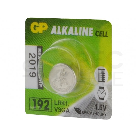 Bateria alkaliczna do zegarka LR41 192 1,5V GP BLISTER 10szt.