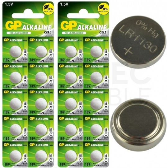 Bateria alkaliczna do zegarka LR54 189 1,5V GP BLISTER 20szt.