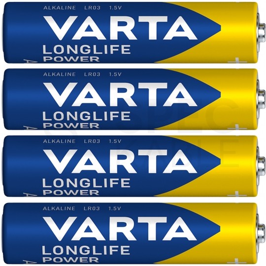 Bateria alkaliczna LR03 AAA 1,5V VARTA Longlife Power BLISTER 24szt.