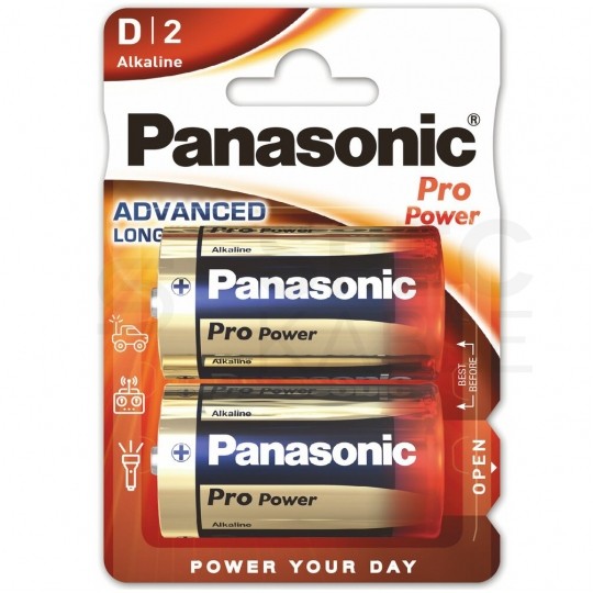 Bateria alkaliczna LR20 D 1,5V Panasonic ProPower BLISTER 2szt.