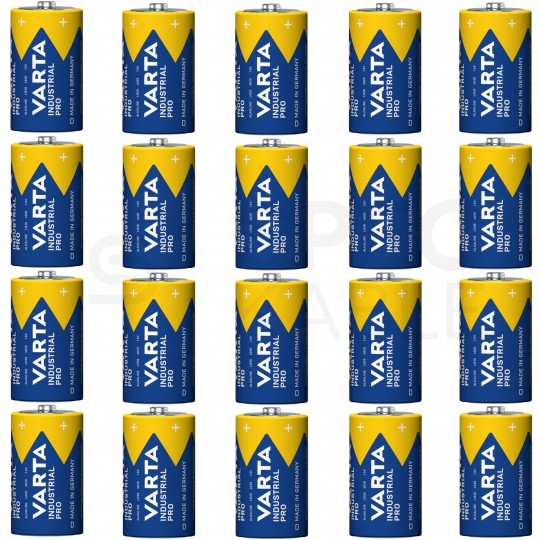 Bateria alkaliczna LR20 D 1,5V VARTA Industrial PRO BLISTER 20szt.