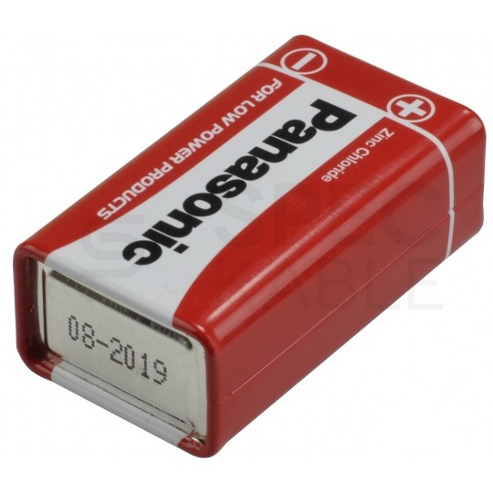 Bateria cynkowo-węglowa 6F22 9V Panasonic BLISTER 1szt.