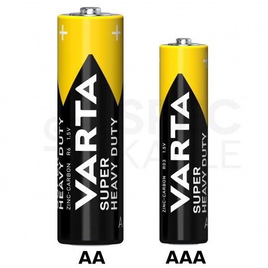 Bateria cynkowo-węglowa R6 AA 1,5V VARTA Super Heavy Duty BLISTER 4szt.