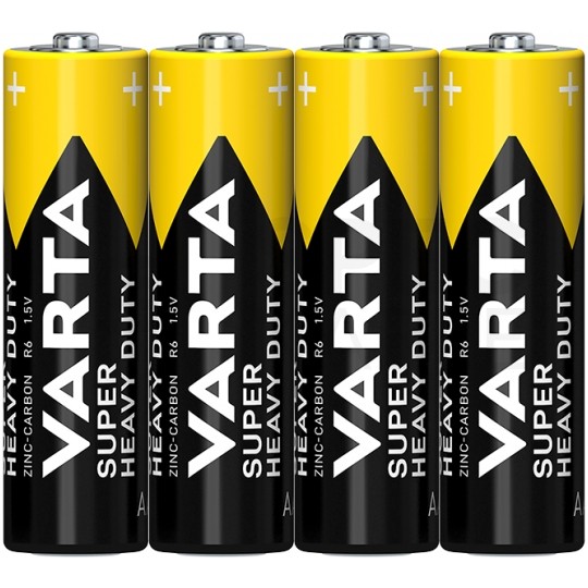 Bateria cynkowo-węglowa R6 AA 1,5V VARTA Super Heavy Duty BLISTER 4szt.