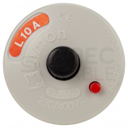 Bezpiecznik automatyczny L 10A wkręcany E27 (230/400V AC / 220V DC) Kontakt-Simon GHS101