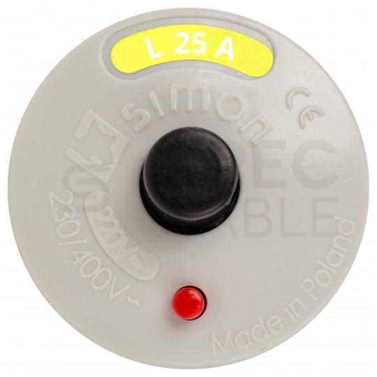 Bezpiecznik automatyczny L 25A wkręcany E27 (230/400V AC / 220V DC) Kontakt-Simon GHS101