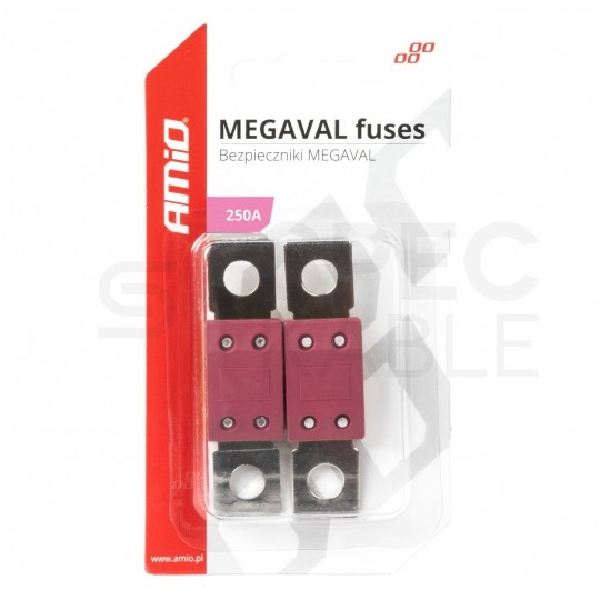 Bezpiecznik samochodowy MEGAVAL MTA 250A AMIO Blister 2szt