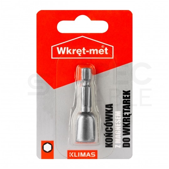 Bit do wkrętarki SW-6 50mm z magnesem 1/4" HEX pod wkręty z łbem 6-kątnym KLIMAS