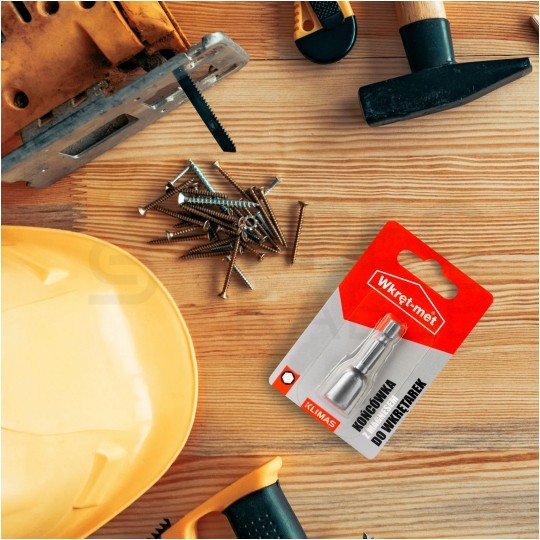 Bit do wkrętarki SW-6 50mm z magnesem 1/4" HEX pod wkręty z łbem 6-kątnym KLIMAS