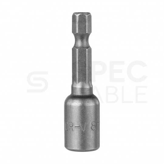 Bit do wkrętarki SW-8 50mm z magnesem 1/4" HEX pod wkręty z łbem 6-kątnym KLIMAS