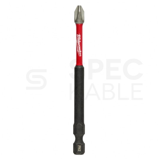 Bit udarowy do wkrętarki PH2 90mm 1/4" HEX Shockwave MILWAUKEE