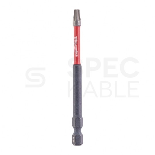 Bit udarowy do wkrętarki TORX TX25 90mm 1/4" HEX Shockwave MILWAUKEE