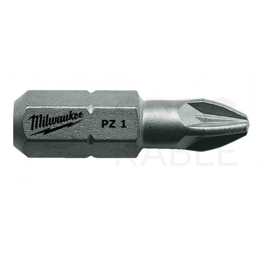Bity do wkrętarki PZ1 25mm 1/4" HEX MILWAUKEE 25szt