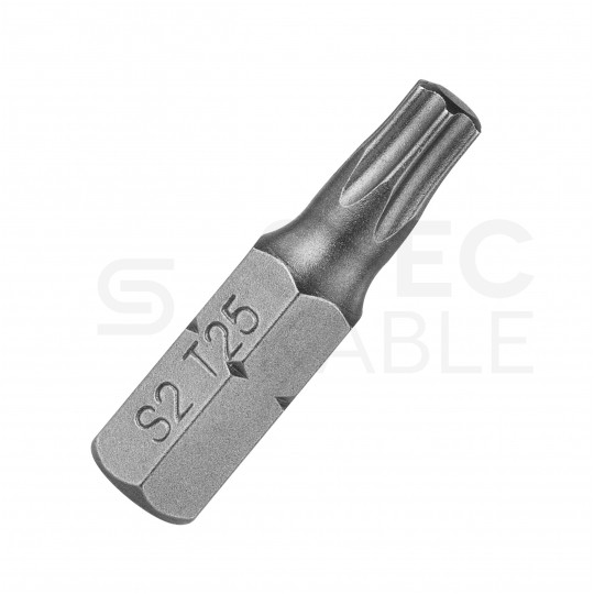 Bity do wkrętarki TORX TX25 25mm 1/4" HEX KLIMAS 2szt