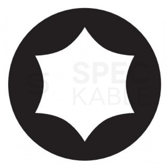 Bity udarowe do wkrętarki TORX TX40 25mm 1/4" HEX Shockwave MILWAUKEE 25szt