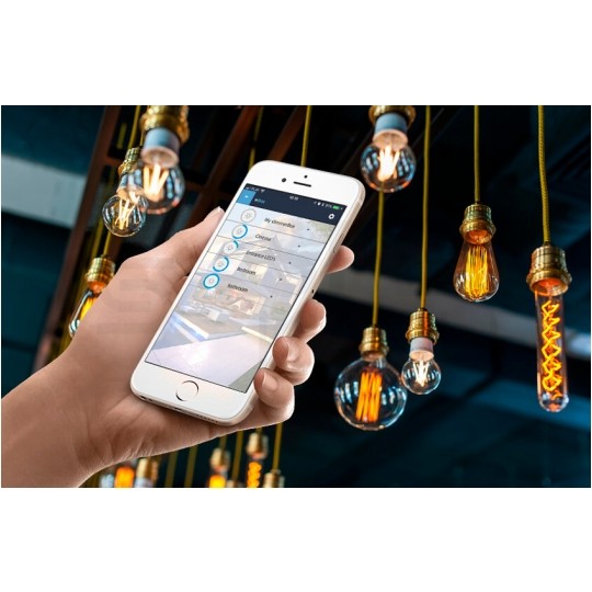 BleBox dimmerBox Inteligentny sterownik do oświetlenia LED Wi-Fi ściemniacz lamp żarowych, halogenowych 230V SMARTHOME