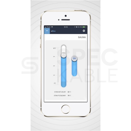 BleBox saunaBox Inteligentny sterownik do sauny Wi-Fi do saun suchych 230V IP44 SMARTHOME