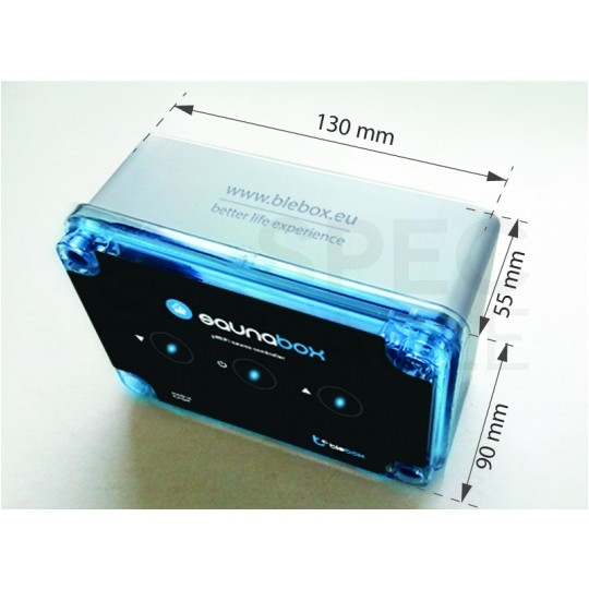 BleBox saunaBox Inteligentny sterownik do sauny Wi-Fi do saun suchych 230V IP44 SMARTHOME