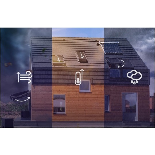 BleBox ShutterBox DIN Inteligentny sterownik rolet Wi-Fi na szynę DIN / TH35 230V SMARTHOME